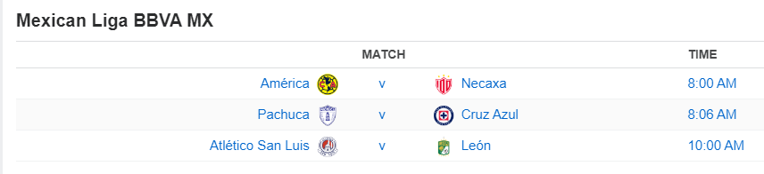 Mexican Liga BBVA MX